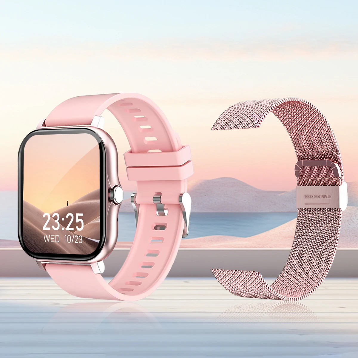 Smartwatch with Wireless Calling, Sport Mode, and Fitness Tracking