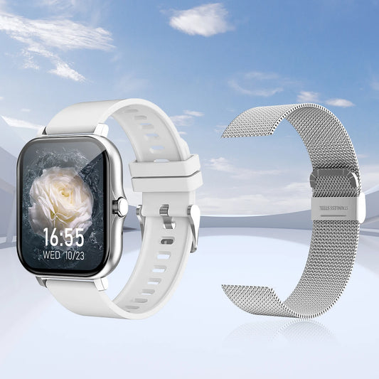 Smartwatch with Wireless Calling, Sport Mode & Fitness Tracking for iPhone/Android