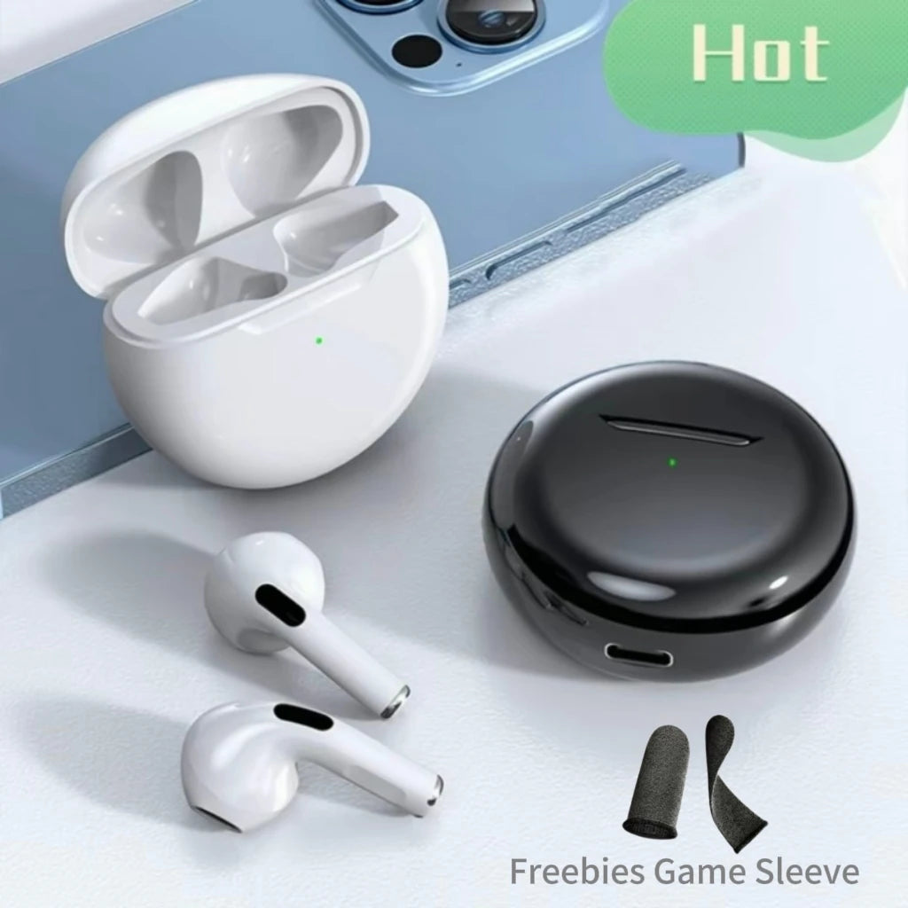 Pro6 TWS Wireless Bluetooth 5.0 Earbuds with Touch Control